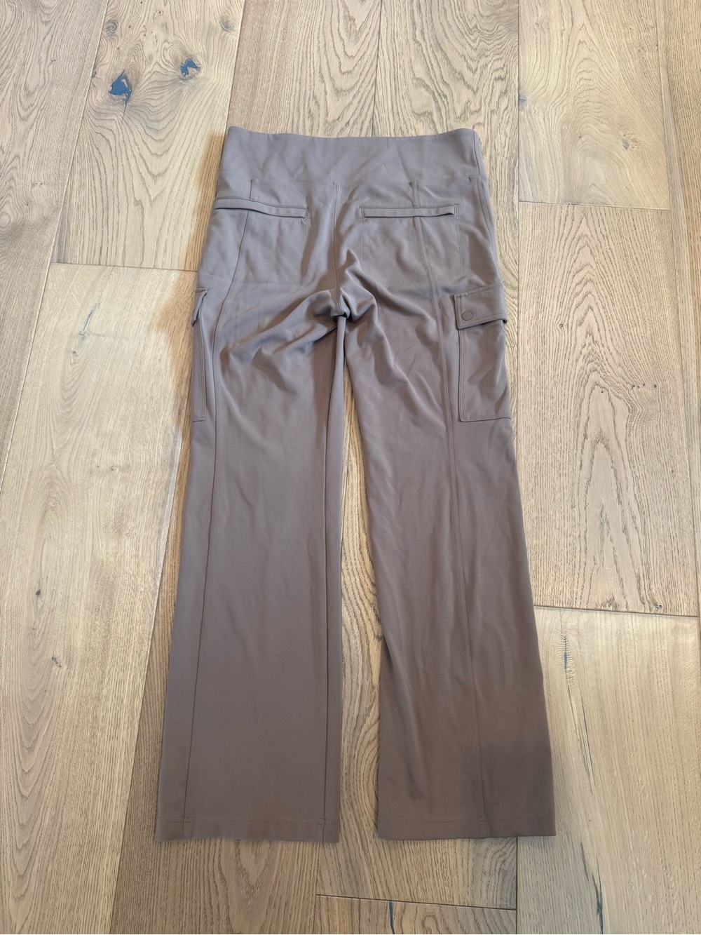 Athleta Delancey Straight Cargo Pant Brown High Rise Stretch Trousers - Picture 5 of 6